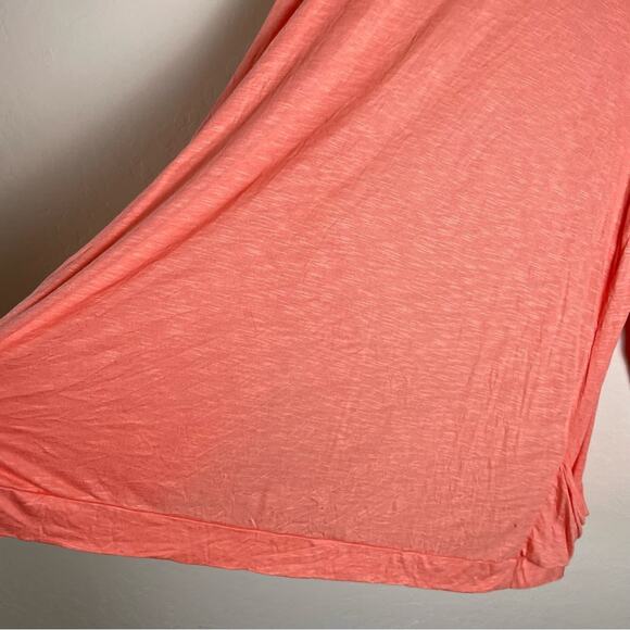 Torrid Coral Curved Cardigan Slub Cocoon Cardigan Open Front Sweater 2X NWT - Picture 8 of 14